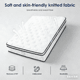 thumbnail image 1 of Anykoon 8 Inch Full Memory Foam Mattress, Hybrid with Pocket Springs, Medium Firm, Hypoallergenic, Compressed for Easy Setup & Transport, 1 of 8