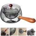 thumbnail image 3 of SHISUYAN Rotatory Teapot Long Handle Teapot Glass Filter Tea Kettle Portable Tea Ware, 3 of 7