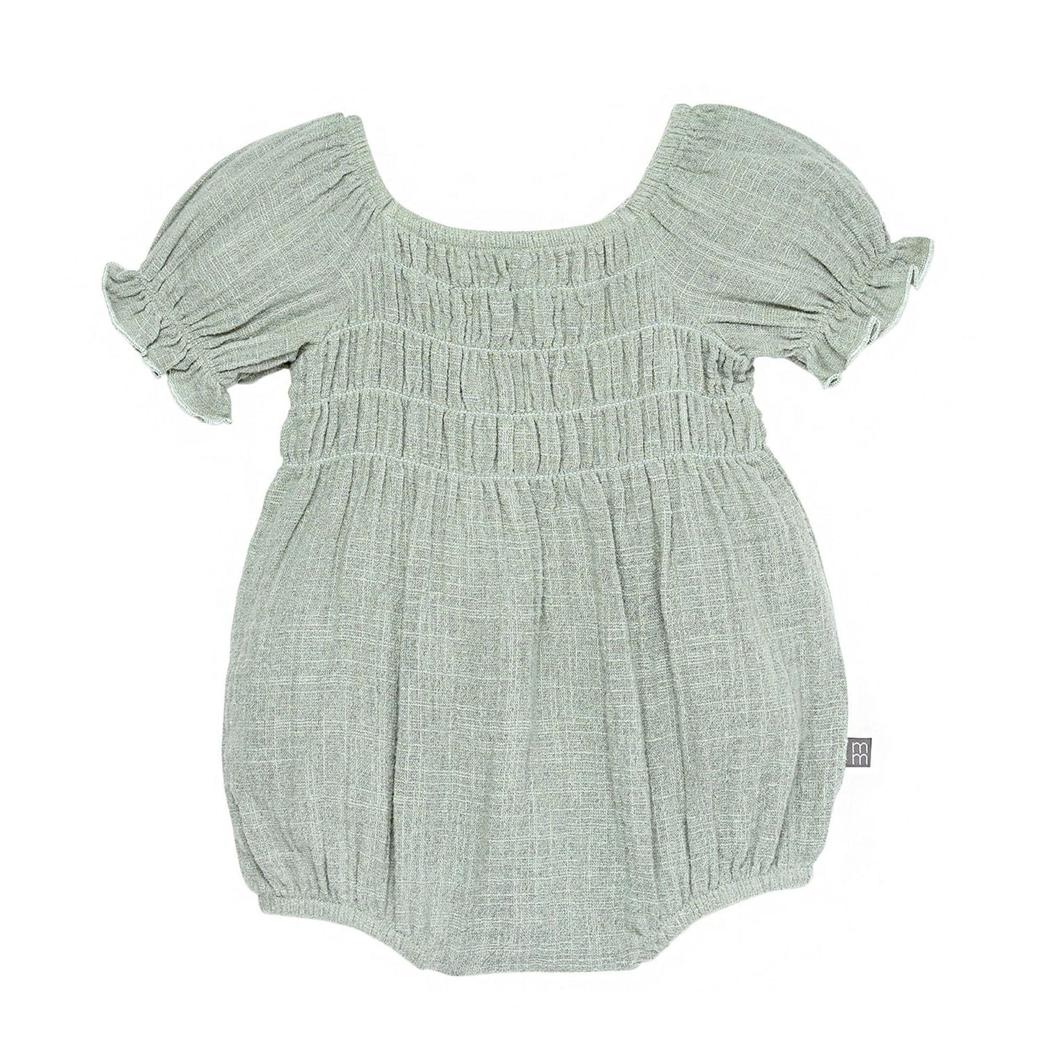 modern moments™ by Gerber® - Smocked Bubble Romper - Sky