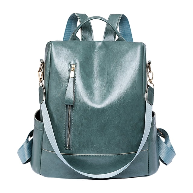 Kcodviy Women's Backpack 2025 New Lunch Backpack Soft Leather Texture Backpack Wheeled Backpack Large Capacity Purpose Casual Purse Backpack for Women Backpack