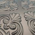 thumbnail image 3 of Drop-In, Glue-Up 2'x2' Faux Tin PVC Ceiling Tile , Mocha, Sample, 3 of 4