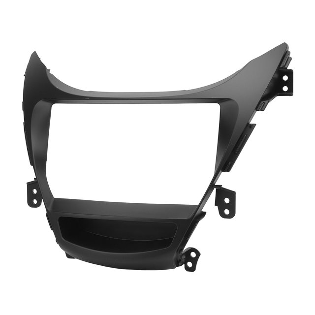 9 Inch Car Radio Stereo Fascia GPS Navigation Panel Frame for Elantra 2011–2014 Black ABS Material