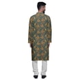 thumbnail image 3 of Atasi Printed Long Sleeve Kurta With Pajama Set For Men Summer Clothing, 3 of 4