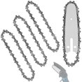 thumbnail image 3 of EIGTHTAIL 5Pcs Mini Chainsaw Chain with Replacement Saw Chain Bar 4/6inch Metal Guide Saw Chain Wear-Resistant Woodworking, 3 of 11