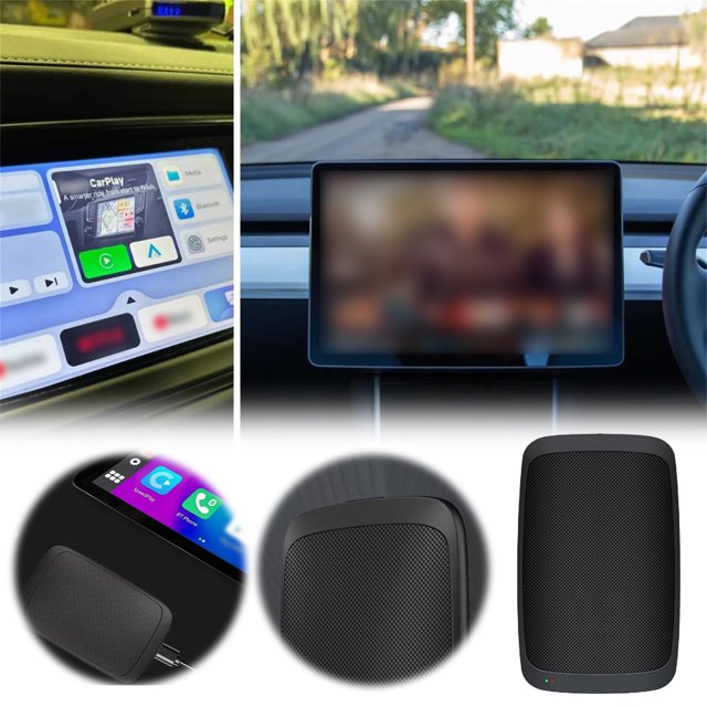 BotaniNest Auto Plexion Driveplex Pro Wireless Carplay 2025 Wireless Carplay & Android Auto Adapter & WiFi Connect Plug Play 2+16g Auto Connect No Delay (2+16G)
