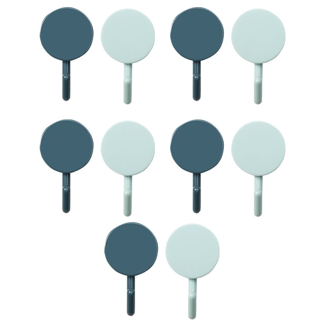Heavy Duty Self Wall Hooks Multipurpose Hanging Solution For Home Kitchen Bathroom Organization 10 Pack