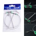 thumbnail image 2 of Stainless Steel Fishing Rigs Wire Leader Rope Line Fishing Fishing Leader Leader Swivel String Hooks Balance Bracket Fishing Tackle Accessorie, 2 of 9