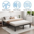 thumbnail image 2 of Twin Bed Frame, GELBIY Twin Size Metal Platform Bed Frame with 14" Under Bed Storage Space, Black, No Box Spring Needed, 2 of 6
