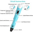thumbnail image 3 of 3d Pen 3d Printer Pen Diy Scribbler 3d Stereoscopic Printing Pen With Lcd As A Creative Gift Suitable For Everyone, 3 of 5