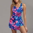 thumbnail image 2 of Robes de Bain pour Femmes Tankini une Pièce Modeste Maillot de Bain Contrôle du Ventre Robe de Bain, 2 of 5