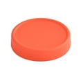 thumbnail image 1 of Kitchen Storage Bags 1Pc Wide Mouth Plastic Mason Jar Lids Unlined White Ribbed Lids 86Mm,Orange Kitchen Closure Bags & lids & Boxes, 1 of 1