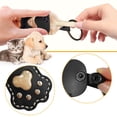 thumbnail image 4 of bbymog Crochets Muraux Rangement pour Chien Porte-Clés Mignon en Cuir Porte-Clés Patte Souvenir de Poils d'Animaux Porte-Clés Unique Collection Commémorative Porte-Clés Cadeaux Commémoratifs pour Sac Sac à Main Patte Clé, 4 of 5