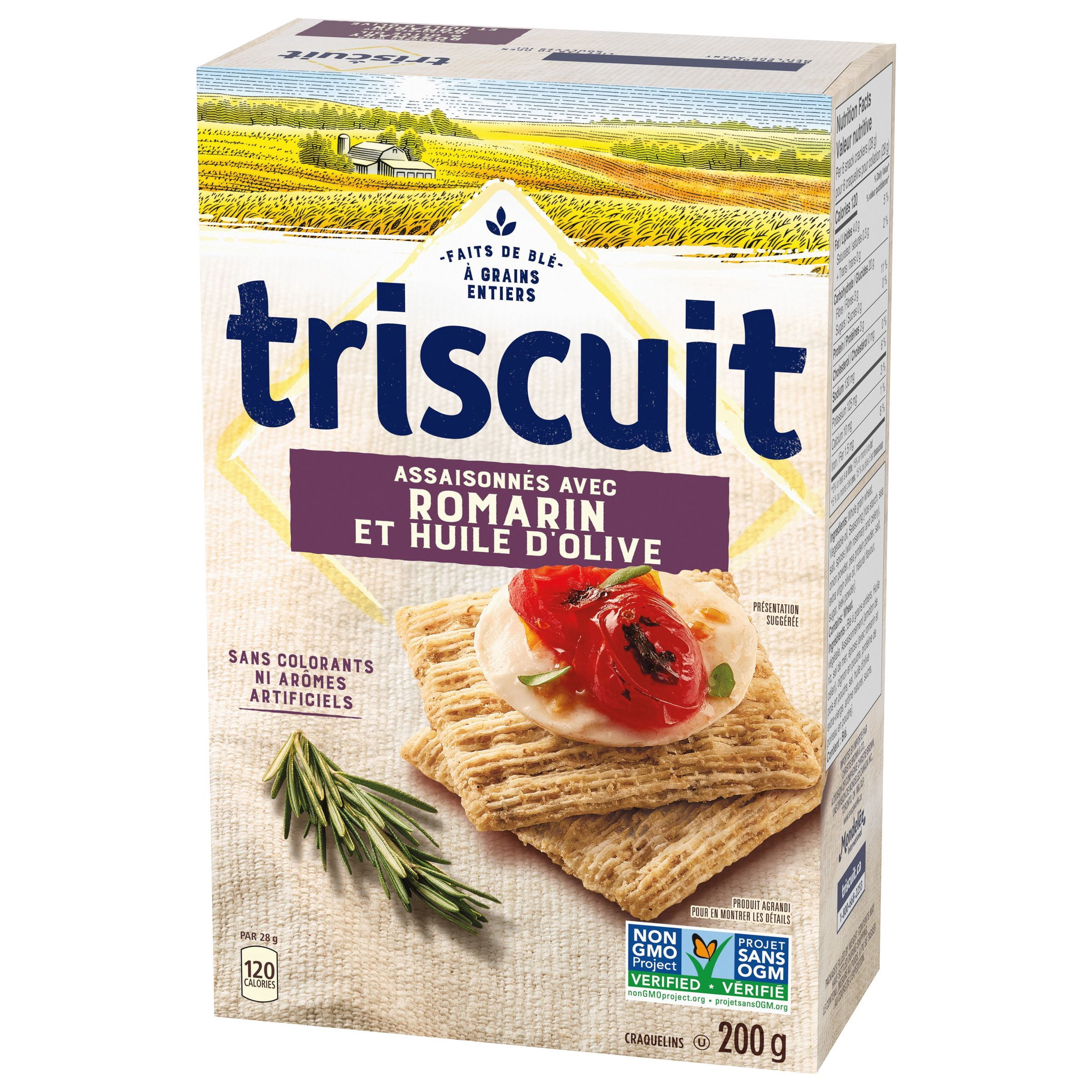 TRISCUIT Romarin et Huile d'olive Craquelins