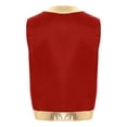 thumbnail image 2 of Hansber Costume de Lampe Prince Arabe pour Homme Veste Sans Manches Gilet Toad Halloween Cosplay Jeu de Rôle Fête Déguisement Rouge m, 2 of 6
