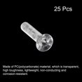 thumbnail image 3 of Unique Bargains Vis de Machine Crantées en Plastique M6x30mm, Boulons de Machine à Tête Plate en PC, Lot de 25, 3 of 4