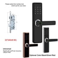 thumbnail image 2 of Clavier Tactile Bluetooth à Empreinte Digitale pour Appartement, Serrure de Porte Intelligente Sans Clé pour Porte d'Entrée, Serrure de Porte pour Porte d'Entrée, Maison Intelligente Intégrée, 2 of 5