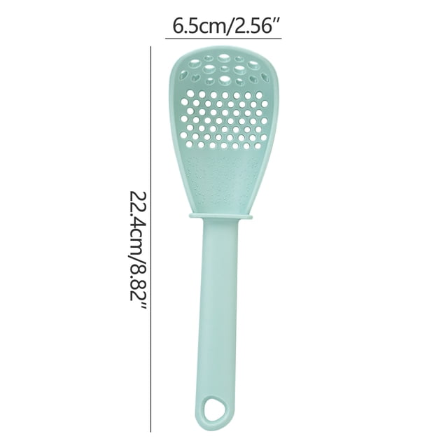 Multifunctional Kitchen Cooking Spoon Kitchen Multi-Function Cooking Spoon Grinding Smashing Filtering Colander Grinding Ginger Spoon Household Mashed Potato Rice Spoon