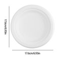 thumbnail image 3 of Danhjin Disposable Dishware Disposable Round Cutlery Paper Plates Disposable Pulp Molded Party Plates Kitchen Gadgets, 3 of 6