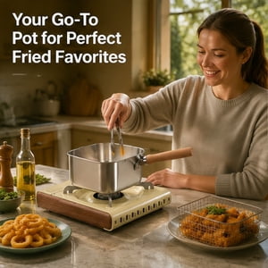 Anti-Spill Deep Pot Air Fryer, Suitable for Urban Small Kitchen