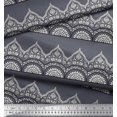 thumbnail image 3 of Soimoi Rayon Fabric Leaves & Floral Block Decor Fabric Printed Yard 42 Inch Wide, 3 of 3
