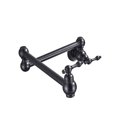 thumbnail image 1 of Pot Filler Double Joint Spout Folding Stretchable Swing Arm Wall Brass Kitchen Faucet Single Hole Two Handle Kitchen Sink Faucet ,bar Laundry RV Farmhouse, 1 of 7