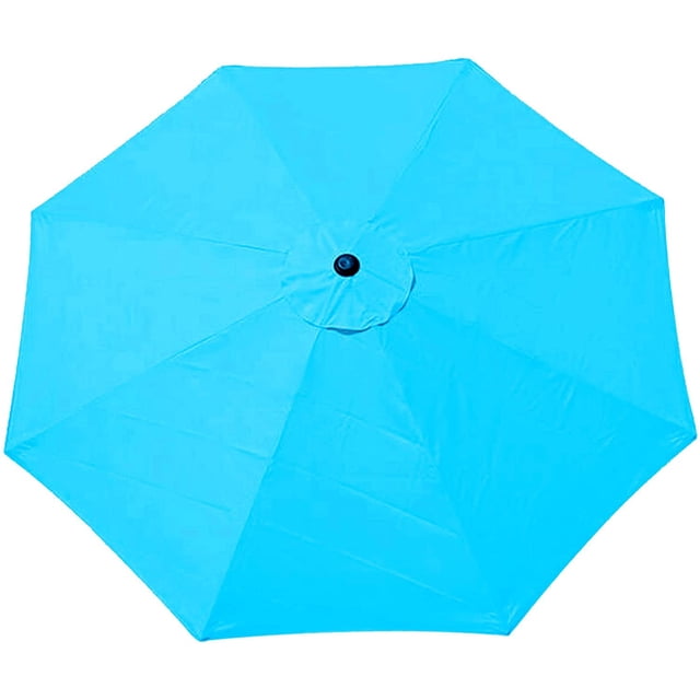 HSHDLDF 8.8Ft Patio Umbrella Replacement Canopy 6 Ribs Round Polyester Patio Umbrella Replacement Cover for Outdoor Umbrella Market Umbrella Top
