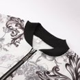 thumbnail image 4 of BYHONG Manteau Court Imprimé à Manches Longues Ajusté pour Femme Automne et Hiver Petit Manteau Manteaux pour Femmes Manteau pour Femme Noir G, 4 of 8