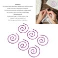 thumbnail image 4 of Spiral Cable Knitting Needle Set with Slippy Needle Tip, Stainless Steel Household Knitting Needle Suitable for Sweaters, Rugs, and Scarves, 4 of 7