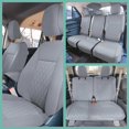 thumbnail image 2 of For 2020-2024 Ford Explorer Base FH Group Neoprene Custom Fit Car Seat Covers Water Resistant - Full Set Solid Gray, 2 of 9