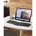 thumbnail image 4 of ProtoArc Ergonomic Foldable Keyboard, XK03 Split Folding Travel Bluetooth Keyboard, Ultra Slim, Portable for iPad, iPhone, Tablet, Laptop, PC, 4 of 9