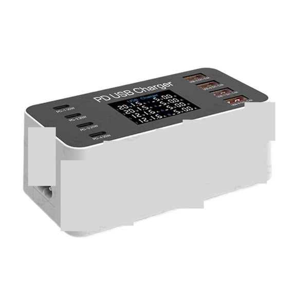 65W PD Charger Fast Charger for Laptop Tablet Phone 15 14 Type C Charger with 2.4A USB Phone Charger