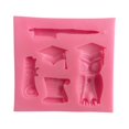 thumbnail image 1 of Jienlioq Kitchen Supplies Clearance Graduation Season Modeling Silicone Graduation Cap Celebration Cake Decoration, 1 of 2