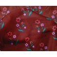 thumbnail image 4 of oneOone Silk Tabby Fabric Leaves & Floral Block Print Sewing Fabric BTY 42 Inch Wide, 4 of 4