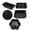 Grey, variant on Nonstick Bakeware Sets Baking Pans Set Toaster Oven Trays Kitchen Baking With Pizza Pan Cake Pan Bread Loaf Box Pan Cookie Sheet