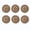 Brown #2, variant on Hand Woven Rattan Placemats Set Of 6, 14.96 Inch Round Heat Resistant Table Mats, Boho Farmhouse Wicker Charger Plates For Dining Table Kitchen Decor