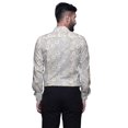 thumbnail image 3 of BESTMAN Chemise Décontractée Imprimée pour Hommes Coupe Ajustée à Boutons Manches Longues, 3 of 5