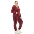 thumbnail image 2 of White Mark Ensemble de Survêtement en Velours pour Femmes, 2 Pcs, 2 of 6