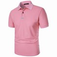 thumbnail image 3 of asjyhkr Golf Shirts for Men Quick drying Performance Short Sleeve Moisture-Wicking Workout Collared Shirts, 3 of 5