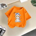 thumbnail image 5 of HNMKIU T-Shirt Graphique à Manches Courtes pour Filles, Tenue Décontractée d'Été, Col Rond Tendance pour Jeunes Fashionistas, 5 of 5