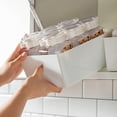 thumbnail image 2 of QTOCIO Covered Storage Box Kitchen Desktop Miscellaneous Items Makeup Organizer Household Storage Basket White With Lid Suitable For Storing Toys And Snacks, 2 of 4