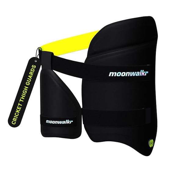 Moonwalkr Thigh Guard 2.0 Cricket Thigh Pad Medium Black Right Handed