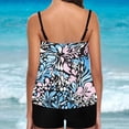 thumbnail image 2 of UPPADA Two Piece Tankini Swimsuits for Women High Waisted 2 Piece Bathing Suits Floral Print Tankini Set Tummy Control Modest Swimwear for Holiday Boho Bathing Suits for Women Multicolor,2xl, 2 of 3