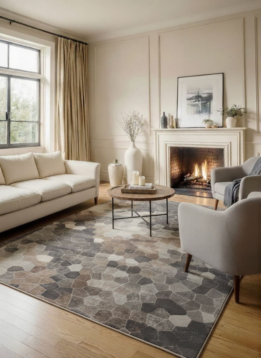 Rug Branch Havana Collection Tapis traditionnel en détresse