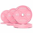thumbnail image 1 of Synergee Bumper Plates – Durable Olympic Weight Plates, Low-Bounce Rubber for Strength Training, Powerlifting, and Functional Workouts., 1 of 6