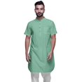 thumbnail image 1 of Atasi Kurta Imprimée pour Hommes Col Mandarin Coton Cambric Chemise Kurta Décontractée, 1 of 1