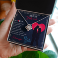 thumbnail image 3 of For The Most Wonderful Nurse GirlfriendHealthcare Medical Worker Nurse Appreciation Infinity Knot Necklace Message Card, 3 of 7