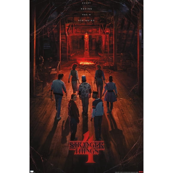 Netflix Stranger Things: Season 4 - Creel House Teaser One Sheet Wall Poster, 22.375" x 34"