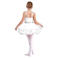 thumbnail image 2 of Hansber Robe Tutu de Danse pour Filles Enfants Paillettes Jazz Fête Robe de Danse Costume de Performance sur Scène Argent 12, 2 of 7