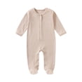 thumbnail image 1 of Justaucorps pour Bébé, Combinaison pour Nourrisson avec Manches Longues et Design à Pieds, Tissu en Polyester Doux pour un Rampement Confortable et un Port Quotidien, 1 of 3