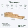 thumbnail image 3 of All Things Cedar 3-Tier Raised Garden Planter Bed Box, Western Red Cedar Build, 3 of 7